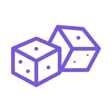 zar simgesi vektör illüstrasyonu 