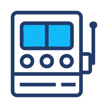 radyo simgesi vektör illüstrasyonu 