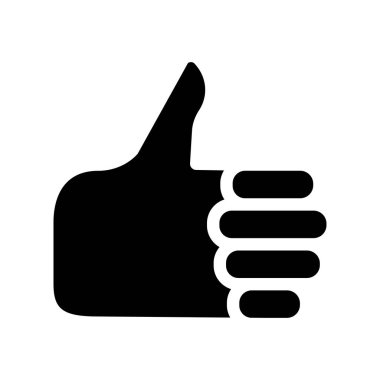 Simge vektör illüstrasyonunu parmakla 