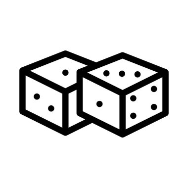 zar simgesi vektör illüstrasyonu  