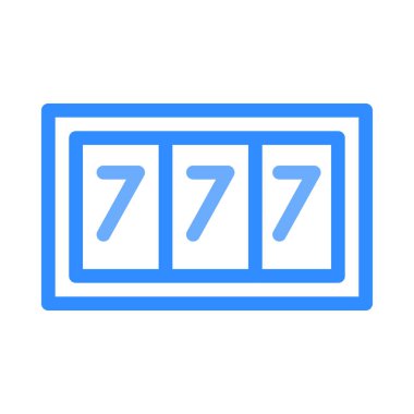 yedi simge vektör çizim 