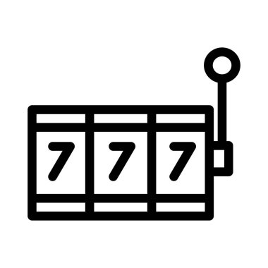 Kumarbaz stil vektör çizim 