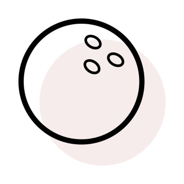 Bowling topu vektör çizim 