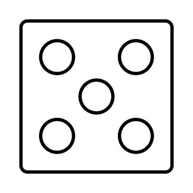 zar simgesi vektör illüstrasyonu 