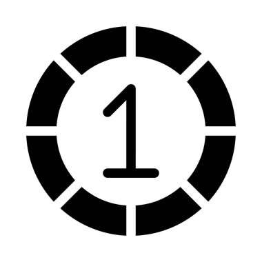 Çip simgesi vektör illüstrasyonu 