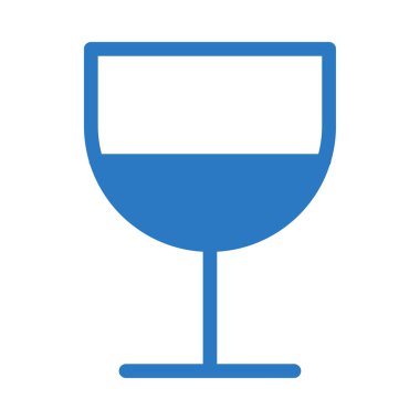 Şarap kadehi vektör çizim 