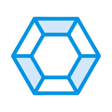 Elmas simgesi vektör illüstrasyonu 