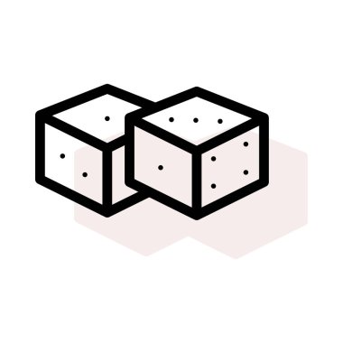 zar simgesi vektör illüstrasyonu  