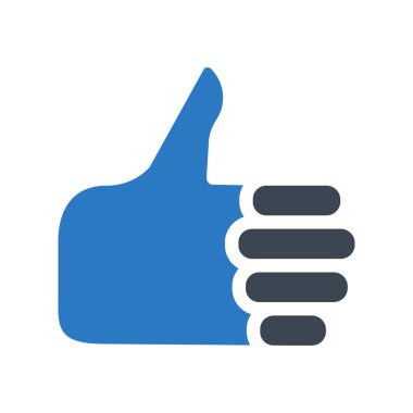 Simge vektör illüstrasyonunu parmakla 