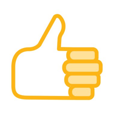 Simge vektör illüstrasyonunu parmakla 