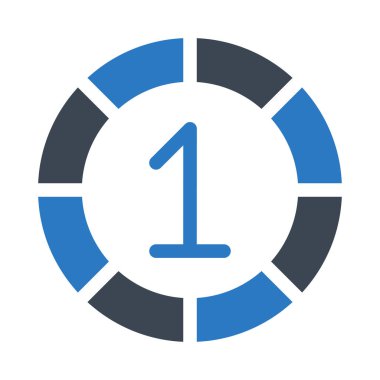 Çip simgesi vektör illüstrasyonu 