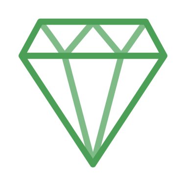 Elmas simgesi vektör illüstrasyonu 