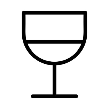 Şarap kadehi vektör çizim 