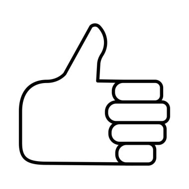 Simge vektör illüstrasyonunu parmakla 