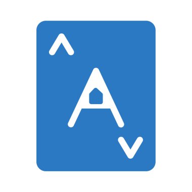 Ace kart vektör çizim 