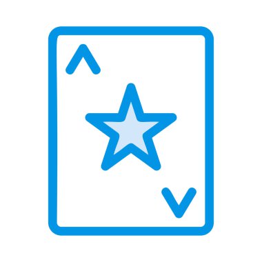 yıldız kartı vektör çizim 