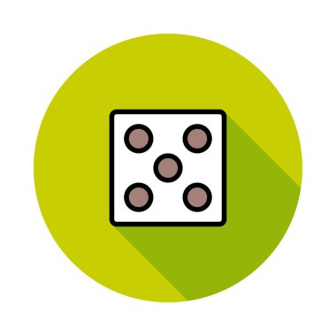 zar simgesi vektör illüstrasyonu 