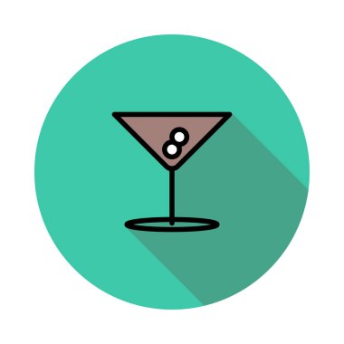 Beyaz arka plan üzerinde izole iş renk web simgesi 