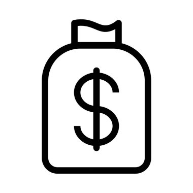 Dolar simgesi vektör illüstrasyonu 