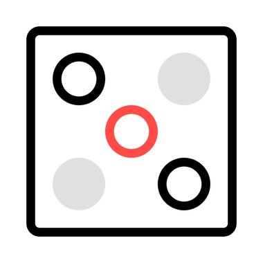 zar simgesi vektör illüstrasyonu 