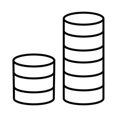 Çip simgesi vektör illüstrasyonu 