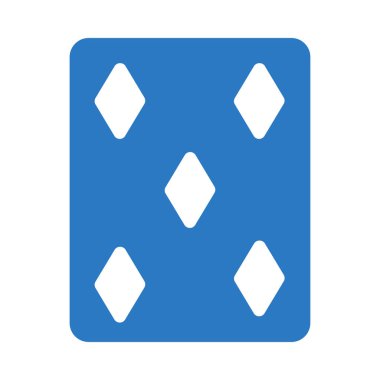 elmas kart simge vektör çizim 