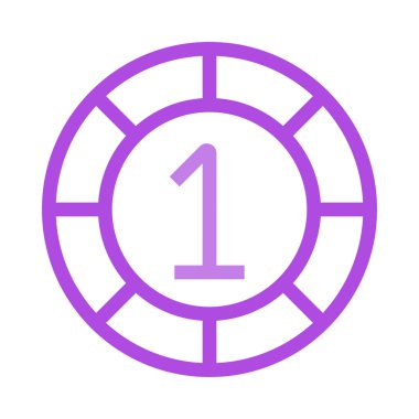 Çip simgesi vektör illüstrasyonu 