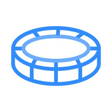 rulet simgesi vektör illüstrasyonu 