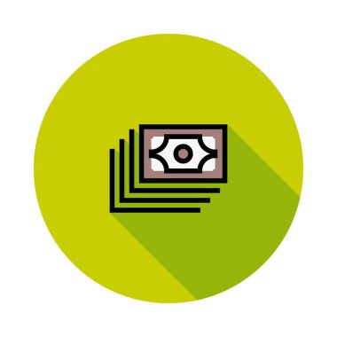 Beyaz arka plan üzerinde izole iş renk web simgesi 