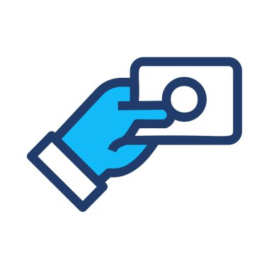 kart simge vektör çizim 