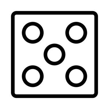 zar simgesi vektör illüstrasyonu 