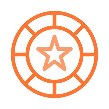 yıldız simgesi vektör illüstrasyonu 