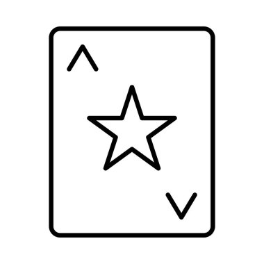 yıldız kartı vektör çizim 