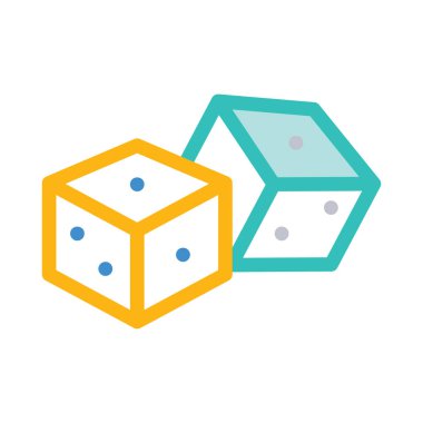 zar simgesi vektör illüstrasyonu 