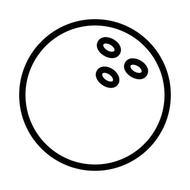 Bowling topu vektör çizim 