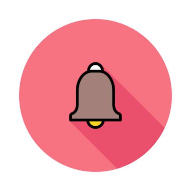 Çan simgesi vektör illüstrasyonu 