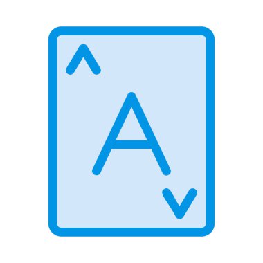 Ace kart vektör çizim 