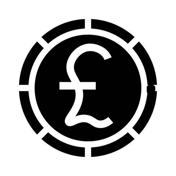 Pfund Symbol Vektor Illustration — Stockvektor