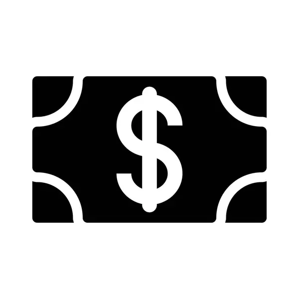 Dollar Pictogram Vector Illustratie — Stockvector