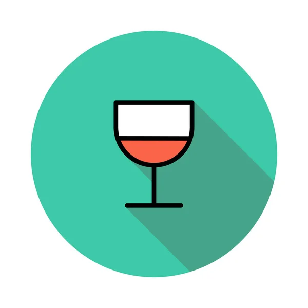 Wine Glass Vector Illustration — Stock Vector