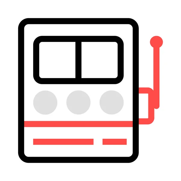 Icono Radio Vector Ilustración — Vector de stock