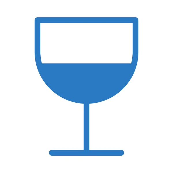 ワイングラスのベクトル図 — ストックベクタ