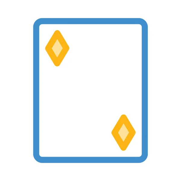 Ilustração Vetor Cartão Diamante — Vetor de Stock