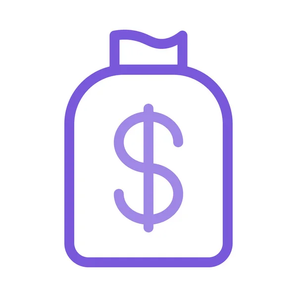 Dollar Icon Vector Illustration — Stock Vector