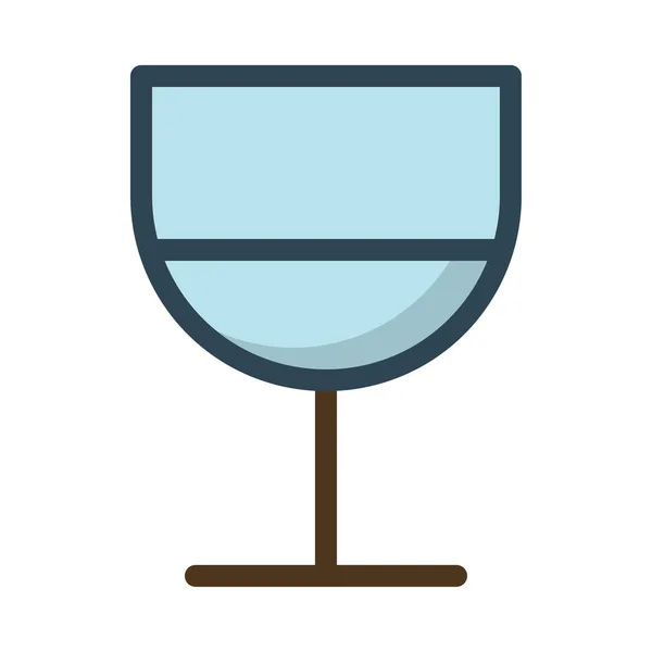 Ilustração Vetor Vidro Vinho — Vetor de Stock