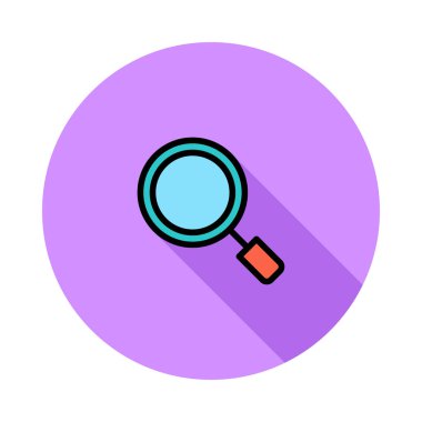 Büyütme cam vektör illüstrasyonu 