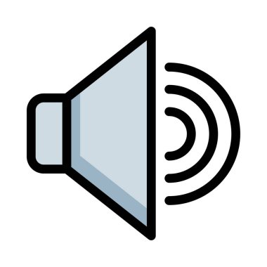 Ses, ses simge vektör çizim 