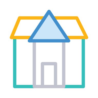 ev simgesi vektör illüstrasyonu 