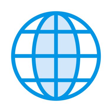 dünya web simgesi vektör illüstrasyonuName  