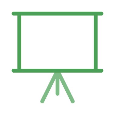 sunum simgesi vektör illüstrasyonu 